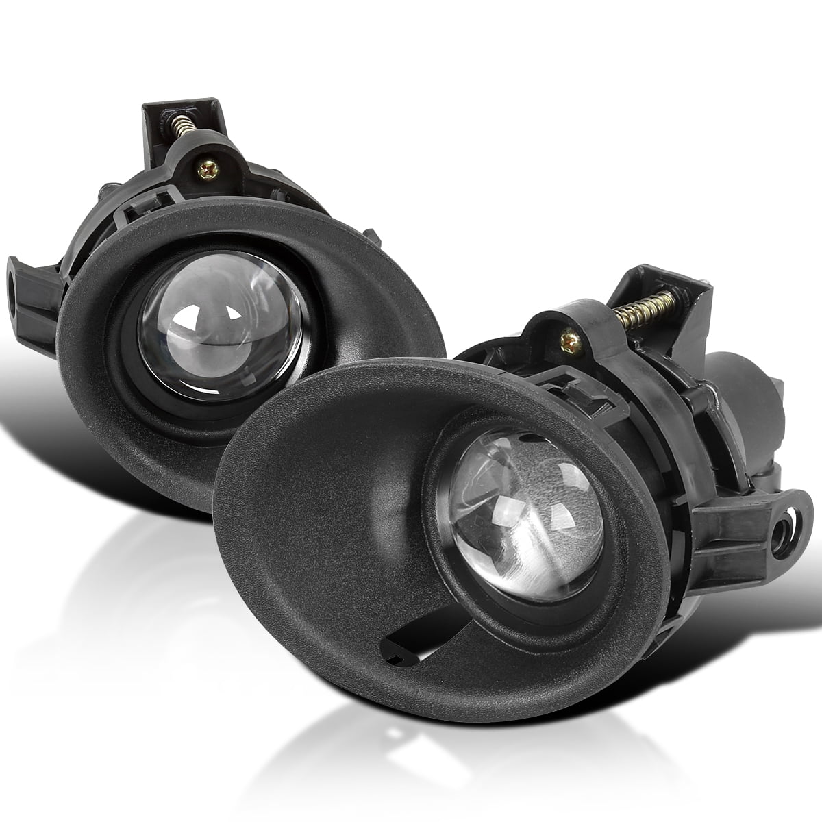 Spec-D Tuning Chrome Fog Lights + H11 Bulbs Compatible with 2014-2015 Chevy Camaro 3.6L V6, L+R Pair Assembly