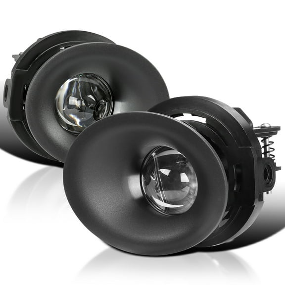 Spec-D Tuning Chrome Fog Lights + H11 Bulbs + Switch Compatible with 2015-2023 Dodge Challenger, L+R Pair Assembly