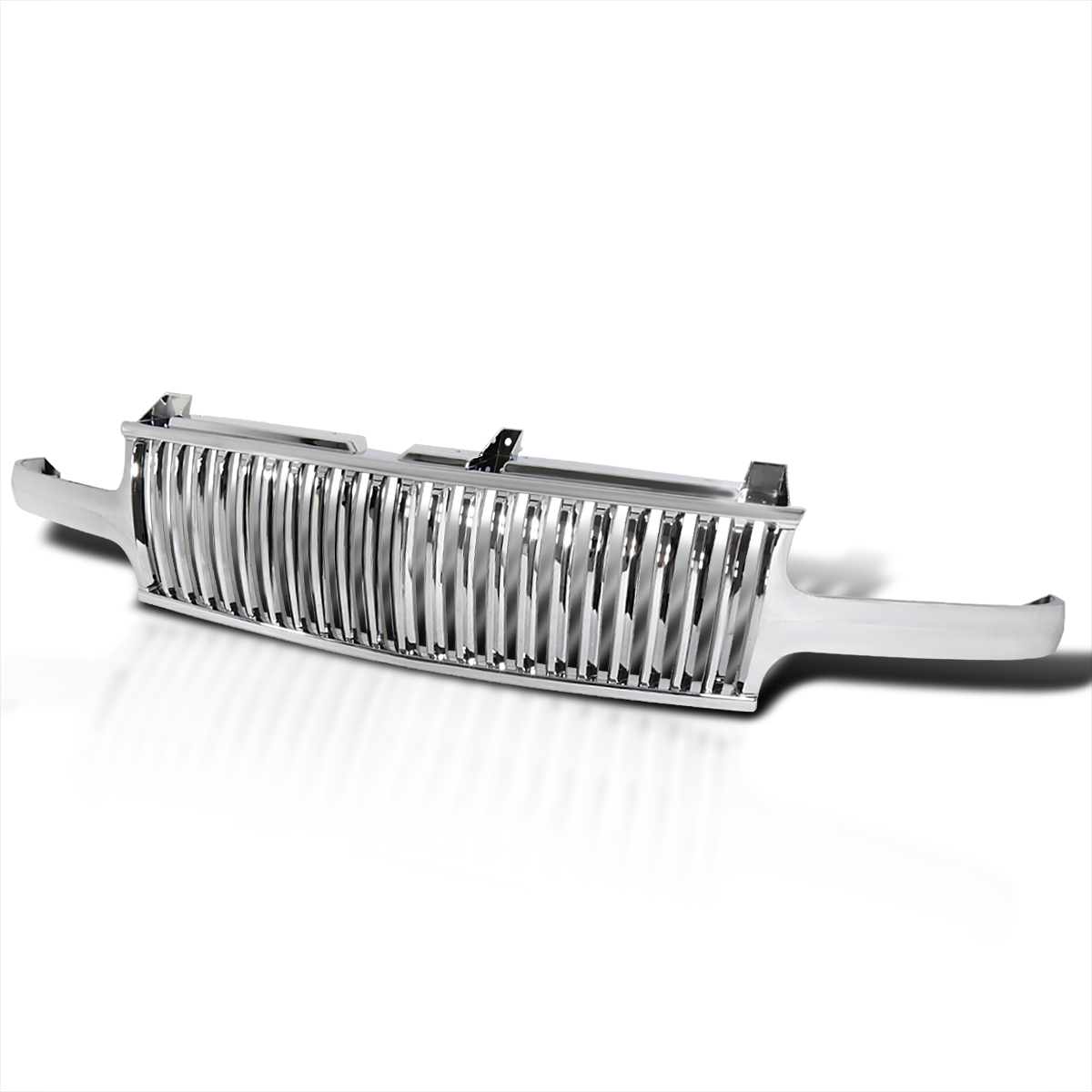 SpecD Tuning Chrome Grill Grille Vertical Compatible with 19992002