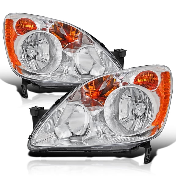Spec-D Tuning Chrome Headlights Compatible with 2005-2006 Honda CR-V models made in Japan only