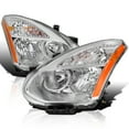 thumbnail image 1 of Spec-D Tuning Chrome Headlights Compatible with 2008-2013 Nissan Rogue L+R Pair Head Light Lamp Assembly, 1 of 6