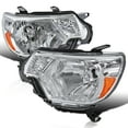 thumbnail image 1 of Spec-D Tuning Chrome Headlights Compatible with 2012-2015 Toyota Tacoma L+R Pair Head Light Lamp Assembly, 1 of 6