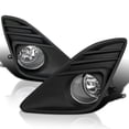 thumbnail image 1 of Spec-D Tuning Chrome Housing Clear Lens Fog Lights + H11 Bulbs + Switch + Wiring Included Compatible with 2012-2014 Toyota Camry L+R Pair Assembly, 1 of 7