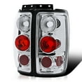 thumbnail image 1 of Spec-D Tuning Chrome Housing Clear Lens Tail Lights Compatible with 1997-2002 Ford Expedition, Left + Right Pair Assembly, 1 of 7