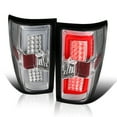 thumbnail image 1 of Spec-D Tuning Chrome LED Tube Tail Lights Compatible with 2014-2019 Chevy Silverado 1500, 2015-2019 Silverado 2500HD/3500HD, 2015-2019 GMC Sierra, Left + Right Pair Assembly, 1 of 8