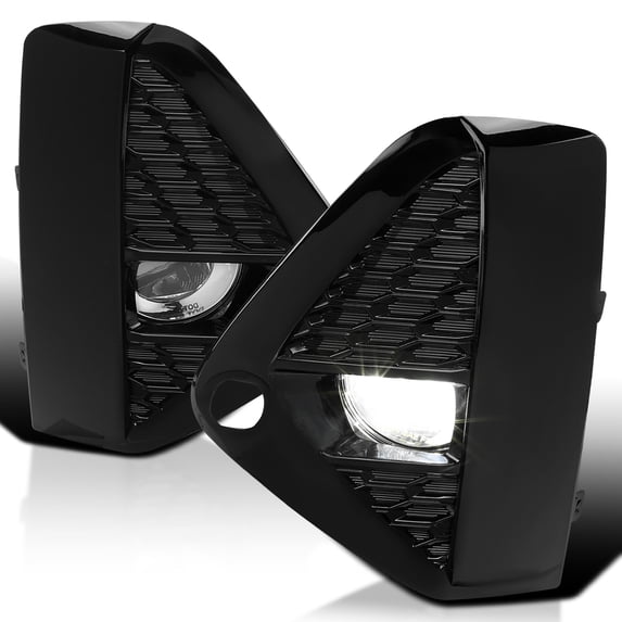 Spec-D Tuning Chrome LED Fog Lights with OE Wiring and Switch Compatible with 2019-2023 Nissan Murano, L+R Pair Assembly