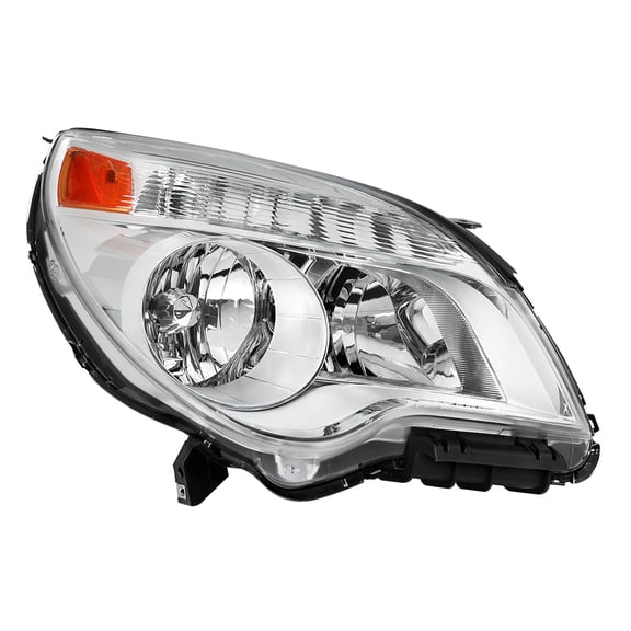Spec-D Tuning Chrome Passenger Right Side Headlight Compatible with 2010-2015 Chevy Equinox LT LS