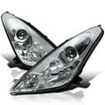 thumbnail image 1 of Spec-D Tuning Chrome Projector Headlights Compatible with 2000-2005 Toyota Celica, Left + Right Pair Headlamps Assembly, 1 of 7