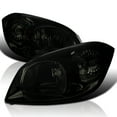 thumbnail image 1 of Spec-D Tuning Chrome Smoke Headlights Compatible with 2005-2010 Chevy Cobalt, 2005-2006 Pontiac Pursuit, 2007-2009 Pontiac G5, L+R Pair Head Light Lamp Assembly, 1 of 6