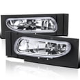 thumbnail image 1 of Spec-D Tuning Clear Bumper Driving Fog Lights + Bulbs + Switch Compatible with 1994-1998 Ford Mustang L+R Pair Assembly, 1 of 7