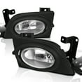 thumbnail image 1 of Spec-D Tuning Clear Bumper Driving Fog Lights + Bulbs + Switch Compatible with 2006-2008 Honda Civic Sedan 4Dr L+R Pair Assembly, 1 of 7