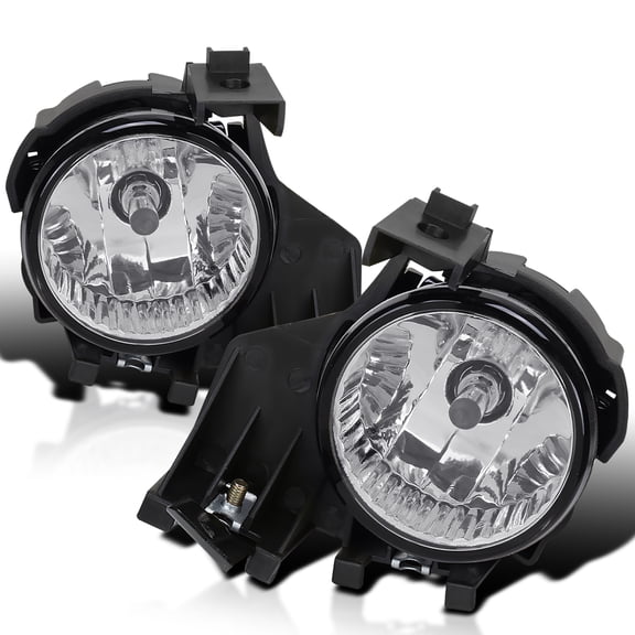 Spec-D Tuning Clear Bumper Driving Fog Lights + Bulbs + Switch Compatible with 2008-2011 Subaru Impreza WRX L+R Pair Assembly