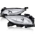 thumbnail image 1 of Spec-D Tuning Clear Bumper Driving Fog Lights + Bulbs + Switch Compatible with 2011-2013 Hyundai Sonata L+R Pair Assembly, 1 of 7