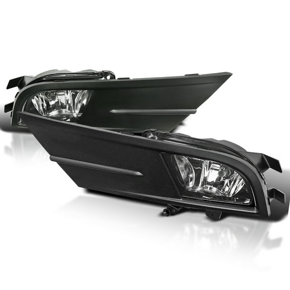 Spec-D Tuning Clear Bumper Driving Fog Lights + Bulbs + Switch Compatible with 2015-2018 Volkswagen Jetta L+R Pair Assembly