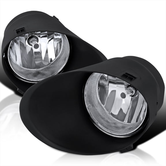 Spec-D Tuning Clear Driving Fog Lights + Bulbs + Switch Compatible with 2007-2013 Toyota Tundra, 2008-2011 Toyota Sequoia, L+R Pair Assembly