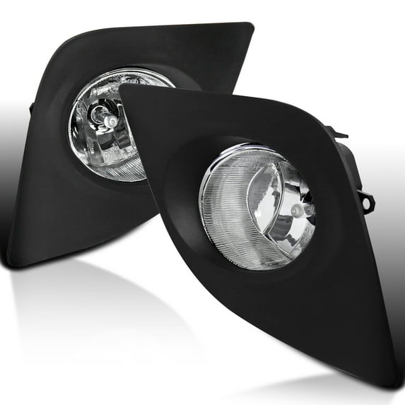 Spec-D Tuning Clear Fog Lights + Bulbs + Switch Compatible with 2014-2016 Toyota Corolla