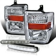 thumbnail image 1 of Spec-D Tuning Clear Headlights + 8-LED Fog Bumper Lamps for 2008-2010 Ford F250 F350 F450 Pickup, 1 of 1