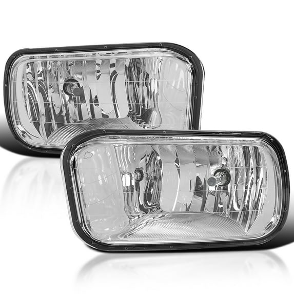 Spec-D Tuning Clear Lens Fog Lights + H10 Bulbs Included Compatible with Dodge Ram 1500 2500 3500 2009-2012 L+R Pair Assembly