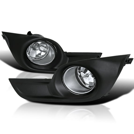 Spec-D Tuning Clear Lens Fog Lights + H11 Bulbs + Switch Included Compatible with 2013-2015 Nissan Altima 4DR Sedan, Left + Right Pair Assembly
