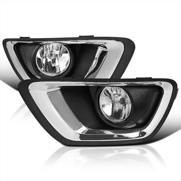 Complete Clear Fog Light Kit For 2015-2020 Chevy Colorado - Direct Replacement Halogen Lamps