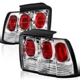 thumbnail image 1 of Spec-D Tuning Clear Parking Tail Lights Rear Brake Reverse Lamps Compatible with 1999-2004 Ford Mustang, Left + Right Pair Assembly, 1 of 7