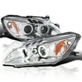 thumbnail image 1 of Spec-D Tuning Halo + LED Chrome Projector Headlights Compatible with 2000-2003 Honda S2000 AP1, Left + Right Pair Headlamps Assembly, 1 of 5