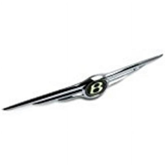 Spec-D Tuning EM-BENT001RW Rear Grille Emblem with B Logo & Wing