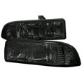 thumbnail image 1 of Spec-D Tuning Euro Headlights Smoke Lens Compatible with 1998-2004 Chevy S10 Blazer L+R Pair Head Light Lamp Assembly, 1 of 6