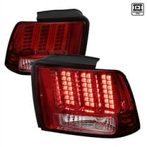 Spec D Tuning  Facelift Sequential LED Tail Lights for 1999-2004 Ford Mustang - Red