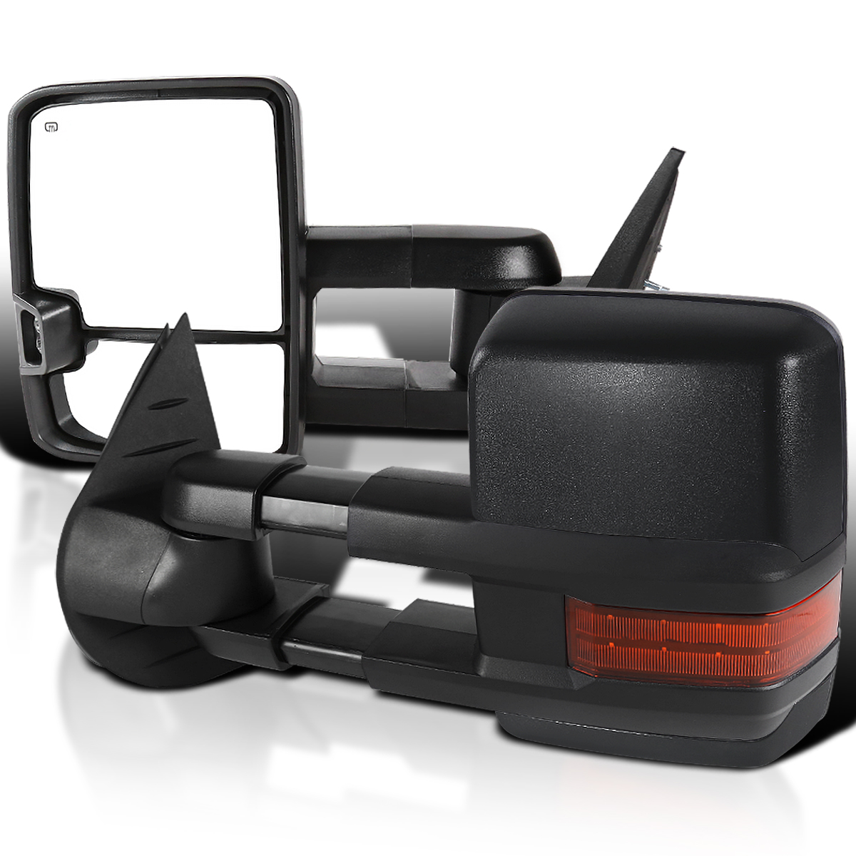 Embrujadas Dvd Espejos Retrovisores Eléctricos Con Calefacción Para Chevy Silverado 2007-2013 - Par De Espejos Con Señal ámbar Retrovisores Térmicos Silverado