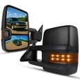 thumbnail image 1 of Spec-D Tuning Black Power Heating Towing Mirrors w/ LED Turn Signals Compatible with 2003-2006 Chevy Silverado 1500/2500HD/3500, GMC Sierra, Left + Right Pair Assembly, 1 of 7