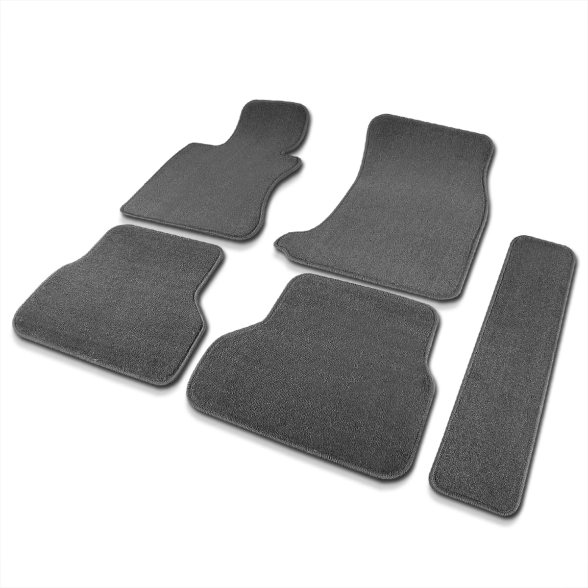 IKON MOTORSPORTS M5 Style Rear Bumper Cover For 2004-2009 BMW E60 5-Series - Unpainted Black PP