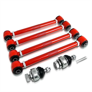 6pc Rear Camber Control Arm & Toe Kit For Acura TL 2009-2013 – Adjustable, Steel, BFO 4SWB1M