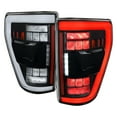 thumbnail image 1 of Spec-D Tuning Black Full LED Tail Lights w/ Sequential Signals & Startup Animation Compatible with 2021-2023 Ford F150 without Blind Spot, Left + Right Pair Tail Lamps Assembly, 1 of 7