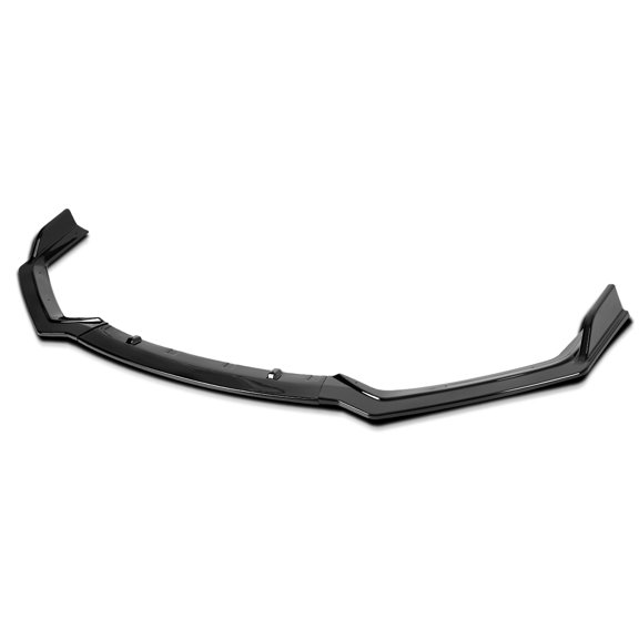 Spec-D Tuning Glossy Black Front Bumper Lip Spoiler Spiltter 3PC Compatible with 2018-2020 Infiniti Q50 Sport
