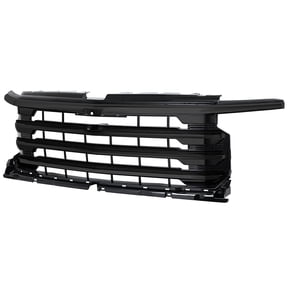 Spec-D Tuning Glossy Black High Country Look Front Hood Grille Compatible with 2022-2026 Chevy Silverado 1500