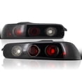 thumbnail image 1 of Spec-D Tuning Glossy Black Housing Dark Smoke Lens Tail Lights Compatible with 1994-2001 Acura Integra 2Dr, Left + Right Pair Assembly, 1 of 7