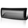thumbnail image 1 of Spec-D Tuning Glossy Black Stainless Steel Rivet Mesh Style Front Hood Grille Compatible with 2009-2014 Ford F150, 1 of 7