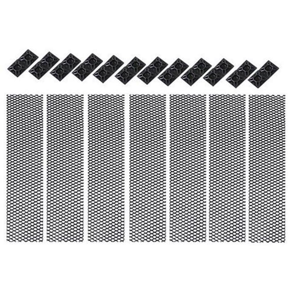 Spec-D Tuning HBG-WRG07ABSJM Grille Mesh Insert for 07 to 14 Jeep Wrangler, 2 x 13 x 10 in.