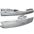 thumbnail image 1 of Spec-D Tuning HG-AVA07C2P-GL Chevy Avalanche 1500 2500 Chrome Front Hood Grill Mesh Grille Suburban Tahoe, 1 of 2