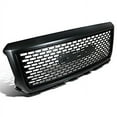 thumbnail image 1 of Spec-D Tuning HG-GMC14JM-GL GMC Sierra Denali Round Hole Matte Black Upper Front Grill Grille, 1 of 2