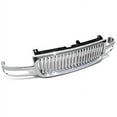thumbnail image 1 of Spec-D Tuning HG-GMC99CVT Gmc Sierra 2500 Light Duty 00 06 Yukon Xl Chrome Vertical Front Grille, 1 of 4