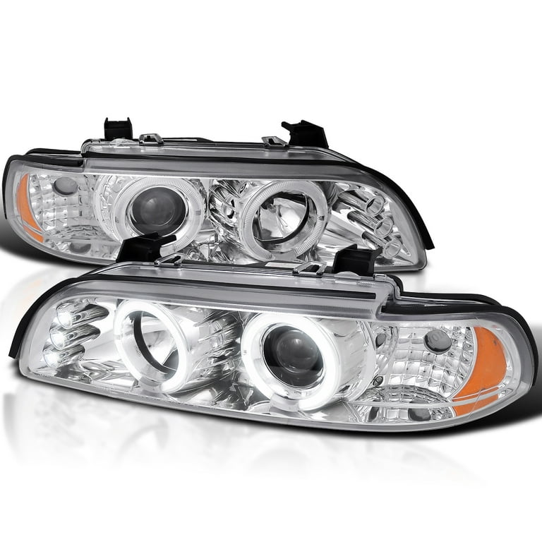 CLEAR HEADLIGHTS FOR BMW E39 5 SERIES 9/1995 - 8/2000 MODEL HALOGEN