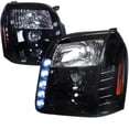 thumbnail image 1 of Spec-D Tuning  Halo Projector Headlight Gloss Black Housing Smoke for 07 to 10 GMC Denali, 1 of 1
