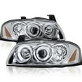 thumbnail image 1 of Spec-D Tuning Halo Projector Headlights Chrome Compatible with 2004-2006 Nissan Sentra, Left + Right Pair Headlamps Assembly, 1 of 5