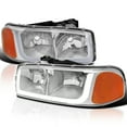 thumbnail image 1 of Spec-D Tuning Headlights Lamps+LED Tube Strip Compatible with 1999-2006 GMC Sierra 1500/2500/3500, L+R Pair Head Light Lamp Assembly, 1 of 6