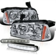 thumbnail image 1 of Spec-D Tuning Headlights w/ Corner Lights + 8-LED Fog Driving Lamps for 2006-2010 Dodge Charger, 1 of 1