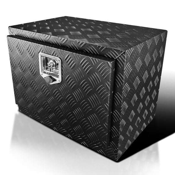 Spec-D Tuning Heavy Duty Aluminum Utility Chest Tool Box Storage with Lock 24"x17"x18"