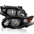 thumbnail image 1 of Spec-D Tuning JDM Black Headlights Compatible with 2009-2010 Toyota Corolla L+R Pair Head Light Lamp Assembly, 1 of 6