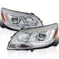 thumbnail image 1 of Spec-D Tuning LED Chrome Projector Headlights Compatible with 2013-2015 Chevy Malibu, Left + Right Pair Headlamps Assembly, 1 of 5